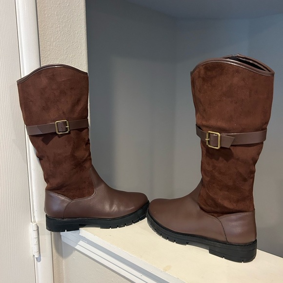 Dream Pairs Other - Dream Pairs Knee High Fashion Riding Brown Boots Kids Youth Size 6Y